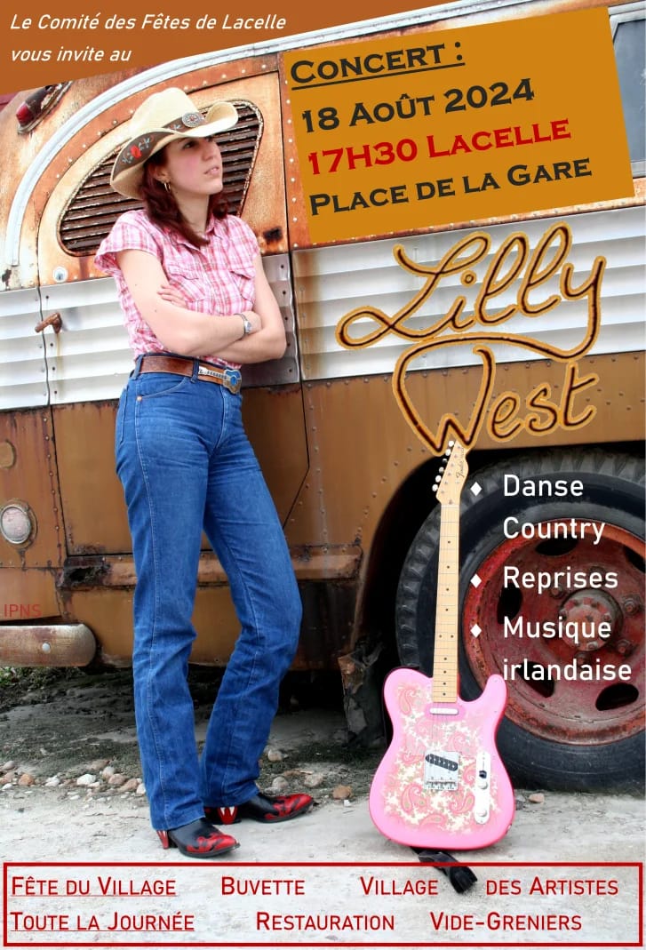 2024 08 18 Lacelle Affiche Lilly West